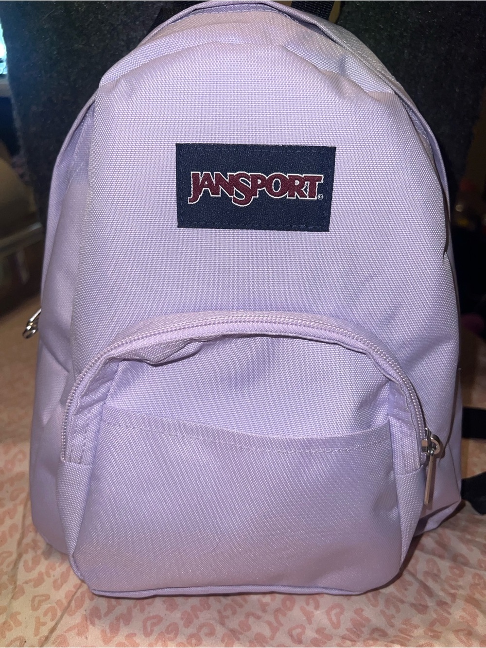 Jansport half pint purple backpack
